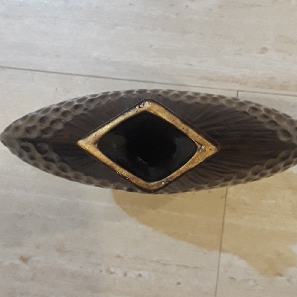 Beautiful Copper Brown Flower Vase - Picture 2 of 4